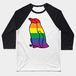 Pride Little Penguin Baseball T-Shirt